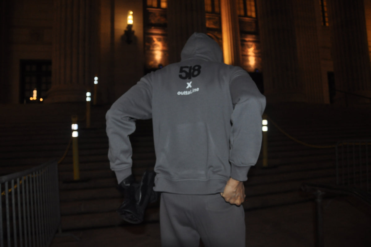 51-8 X outtaLine Official Fit Size Hoodie